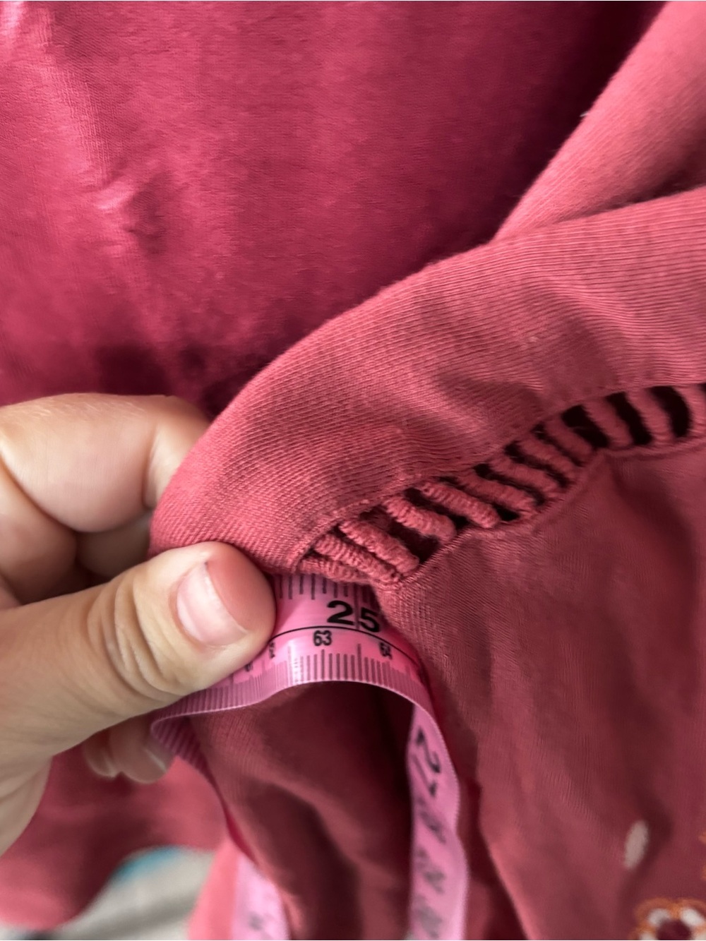 Coco + Jaimeson Burgundy Embroidered Sleeve Sweatshirt - Picture 6 of 7